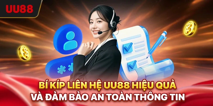 Liên Hệ UU88 - Giải Pháp Hỗ Trợ Tối Ưu, Đảm Bảo Sự Hài Lòng 3 Bí kíp liên hệ UU88 hiệu quả và đảm bảo an toàn thông tin